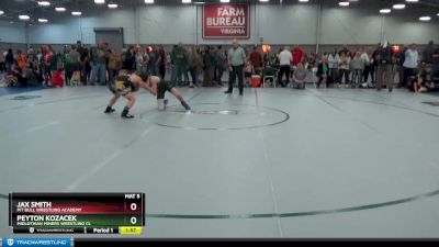 125 lbs Cons. Round 4 - Jax Smith, Pit Bull Wrestling Academy vs Peyton Kozacek, Midlothian Miners Wrestling Cl