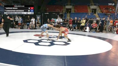 132 lbs Champ. Rd Of 32 - Nathan Rioux, IN vs Christopher Grossman, MT