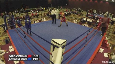 Samuel Wildenhaus vs Kashif Muhammad-Brown Junior Open and Youth National Championships