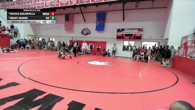 HS 110 lbs Semifinal - Nicole Soldevilla, Borger vs Emjay Marez, Garden City HS