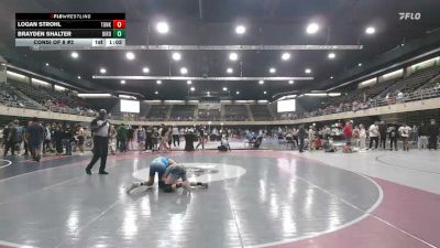 105 lbs Consi Of 8 #2 - Logan Strohl, Tunkhannock vs Brayden Shalter, Birdsboro
