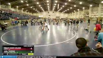 92 lbs Semis & Wb (16 Team) - Axel Thomas, Gold Rush Wrestling vs Finley-Davis Wilder, Idaho 1