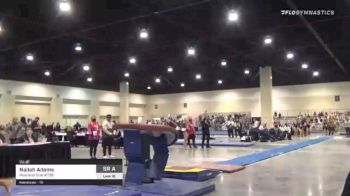 Nailah Adams - Vault, Pearland Elite #738 - 2021 USA Gymnastics Development Program National Championships