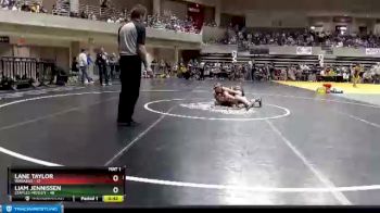 115 lbs Quarterfinals (8 Team) - Liam Jennissen, Staples-Motley vs Lane Taylor, Wabasso