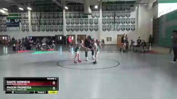 55 lbs Round 2 - Mason Paonessa, Gold Rush Wrestling vs Dante Werneck, Gold Rush Wrestling