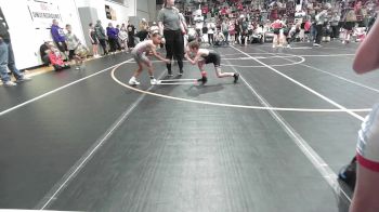 61 lbs Quarterfinal - Hudson Massara, Barnsdall Youth Wrestling vs Nicholas George, Tulsa North Mabee Stampede