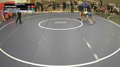 144 lbs Champ. Round 1 - Matteo Giron, Calvary Chapel vs Curran Smeller, Cleveland