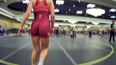 130 lbs Consi Of 16 #1 - Sophia Smiljanich, Scottsdale vs Mackenzie Mendenhall, Paw