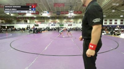 138 lbs Cons. Round 2 - Morgan Edwards, Lehigh vs Brielle Bibla, Lindsey Wilson