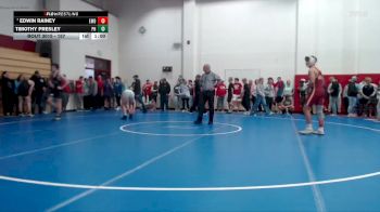 157 lbs Champ. Round 1 - Edwin Rainey, Evansville Mater Dei vs Timothy Presley, Parke Heritage