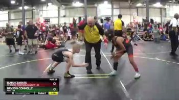 92 lbs Round 5 (6 Team) - Bryson Connelly, ARES vs Isaiah Zarate, No Escape Wrestling Academy