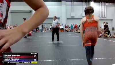 78 lbs Round 4 (8 Team) - Freyda Nelson, Black Mambas vs Maisyn Lott, Georgia United Red