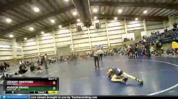 78 lbs Quarters & Wb (16 Team) - Johnny Whitford, Utah Green vs Hudson Bragg, Bear Cave