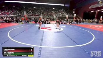 120 lbs Quarterfinal - Tai McBride, Jackson Hole vs Cailynn Reko, Central