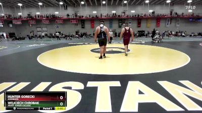 285 lbs Cons. Round 1 - Wojciech Chrobak, Joliet Junior College vs Hunter Gorecki, Augsburg