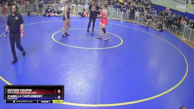 155 lbs Round 1 - Adysen Maupin, The Factory Wrestling Club vs Izabella Castleberry, Thurston