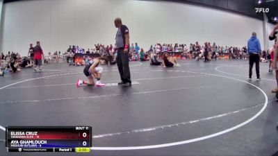 92 lbs Round 3 (8 Team) - Aya Ghamlouch, Missouri Outlaws vs Elissa Cruz, Takedown Elite