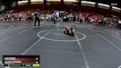 68 lbs Round 2 (8 Team) - Liam Brent, Meridian Maniacs vs Bowen Gardner, Pursuit WC