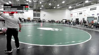 285 lbs Quarterfinal - Cooper Caraway, UW-Parkside vs Josh King, Harper College