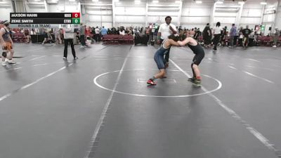 84 lbs Round 5 (6 Team) - Zeke Smith, CTWHALE Blue vs Jaxson Hahn, Neighborhood Wrestling