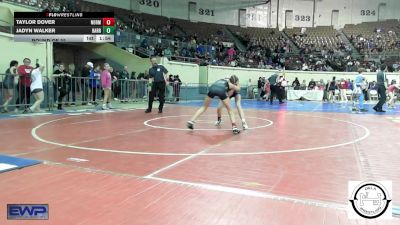 101 lbs Round Of 32 - Taylor Dover, Norman Jr High vs Jadyn Walker, Harrah