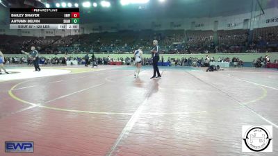 120 lbs Quarterfinal - Bailey Shaver, Empire vs Autumn Belvin, Shawnee Wrestling