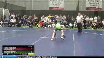85 lbs Round 1 (6 Team) - Gatlin Cordes, South Dakota Storm vs Hudson Baker, Wyoming Gold