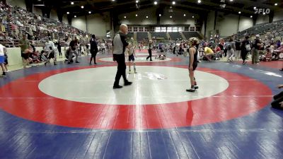 64 lbs Consi Of 8 #2 - Paul Bagwell III, Foundation Wrestling vs Benton Bassett III, West Forsyth Wrestling Club