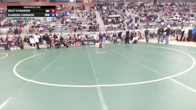 57 kg Champ. Rd Of 32 - Kelty Kynaston, Buena Wrestling Club vs Clarissa Cisneros, Premier