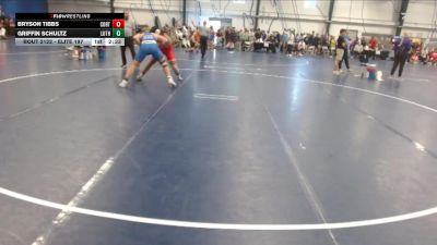Elite 197 lbs Cons. Round 2 - Bryson Tibbs, Cortland State vs Griffin Schultz, Luther