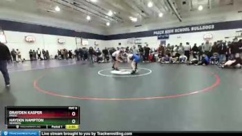 220 lbs Champ. Round 2 - Drayden Kasper, Pasco vs Hayden Hampton, Newberg