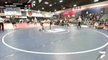 215 lbs 5th Place Match - Johannes Alatorre, Murrieta Valley vs Gael Morales, Mission Viejo