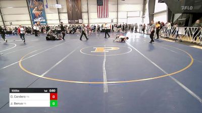 100 lbs Consolation - Dominic Cordero, TN vs Jake Benyo, PA