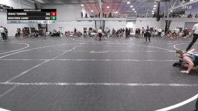 120 lbs Round 4 (6 Team) - Issac Torres, JV All Stars vs Brayden Laird, Kraken Black