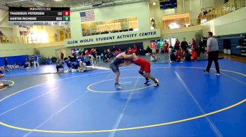 285 lbs Round 4 (6 Team) - Thaddeus Petersen, Labette Community College vs Austin Richens, Northwest College