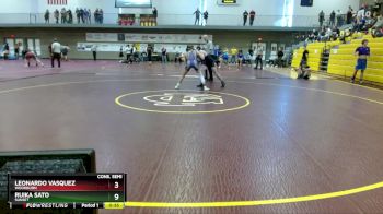 132 lbs Cons. Semi - Leonardo Vasquez, Woodburn vs Ruika Sato, Sunset