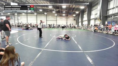 70 lbs Round Of 32 - Camden Fitzgerald, Region Wrestling Academy - EL vs Kayden Thompson, Tri State Hammers - EL
