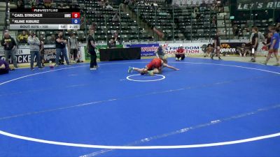 120 lbs 5th Place Match - Cael Stricker, Immortal Athletics Wrestling Club vs Kline Kiburz