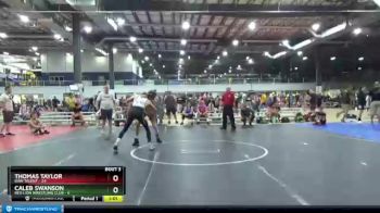 145 lbs Round 3 (3 Team) - Caleb Swanson, RED LION WRESTLING CLUB vs Thomas Taylor, RAW TALENT