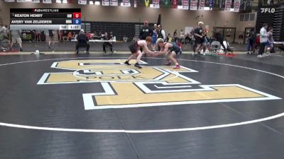 132 lbs 1st Place Match - Keaton Henry, Immortal Athletics WC vs Avery Van Zelderen, Moen Wrestling Academy