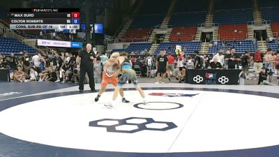 120 lbs Cons. Sub-rd Of 16 - Max Burd, Oklahoma vs Colton Roberts, Washington