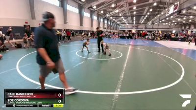 48 lbs Quarterfinal - Jake Gonzales, Vici Wrestling Club vs Case Danielson, Texas Elite Wrestling Club