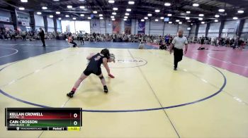 88 lbs Rd# 10- 4:00pm Saturday Final Pool - Kellan Crowell, M2TCNJ vs Cain Crosson, Iowa Black