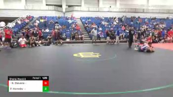 129 lbs Champ. Round 4 - Nathan Stevens, Centerville vs Peyton Hornsby, Contenders Wrestling Academy