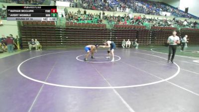 190 lbs Round Of 16 - Nathan McClure, Powdersville vs Avery Womble, Hanahan