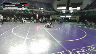 165 lbs Quarterfinal - David Dounian, West Ashley vs Copeland Grooms, James Island