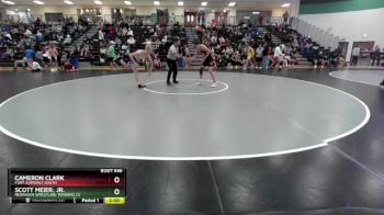 132 lbs Cons. Round 5 - Cameron Clark, Fort Zumwalt South vs Scott Meier, Jr., Nebraska Wrestling Training Ce