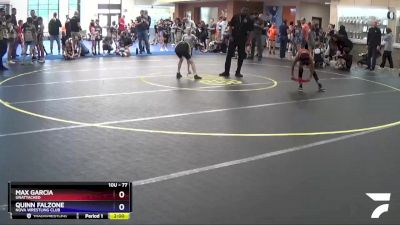 77 lbs Round 3 - Max Garcia, Unattached vs Quinn Falzone, NOVA Wrestling Club