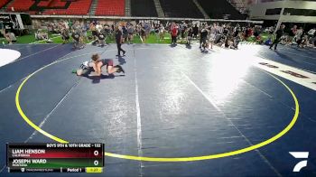 132 lbs Quarterfinal - Liam Henson, California vs Joseph Ward, Montana