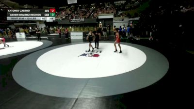 120 lbs Champ. Rd Of 16 - Xavier Ramirez-Recinos, California Grapplers vs Antonio Castro, South San Francisco Gator WC